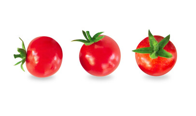 Fresh tomatoe isolated on white background, Raw food