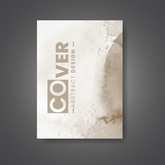 Cover template with watercolor background. Design for your cover, date, postcard, banner, logo.