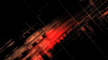 Digital space, architecture design. Complex mathematical calculations in a digital environment, virtual space. Modern digital technologies, cloud computing. 3d render