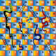 Snake and Ladder game.