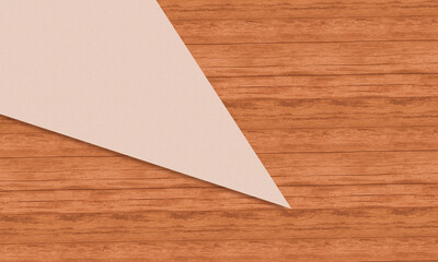 Piece of Paper on a Wooden Board for product display 