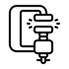 clamp icon