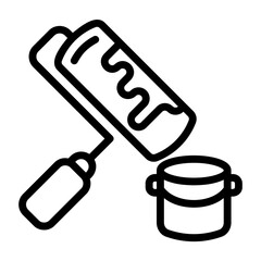 paint roller icon
