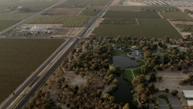 Valley view from above