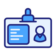 Fototapeta premium id card icon