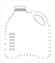 Gallon Of Milk Icon Connect The Dots M_2304008