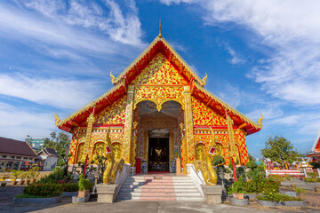 Wat Jed Yod, Beautiful old temple in northern Thailand at Chiang Rai Province, at Thailand