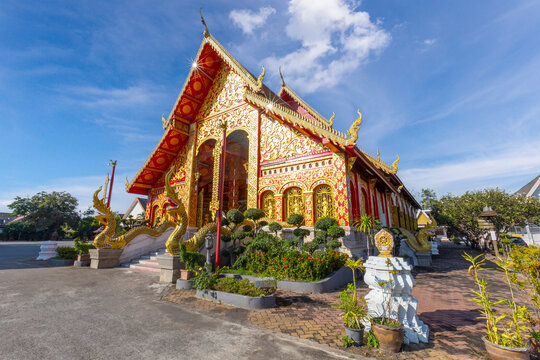 Wat Jed Yod, Beautiful old temple in northern Thailand at Chiang Rai Province, at Thailand