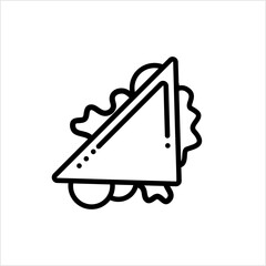 Sandwich Icon, Bread Sandwich Icon, Slices Of Bread Snack