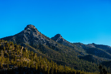 Mt. Charleston, Nevada, USA - June 14, 2018:  Mt. Charleston, Lee Canyon and nearby rock formations and recreation areas.