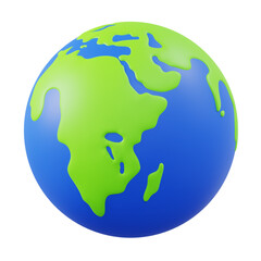 3D Planet Earth icon
