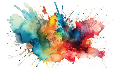 Colorful watercolor background 