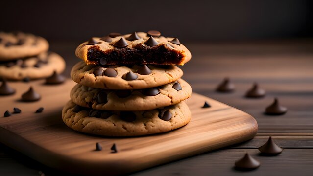 Images of chocolate chips cookies