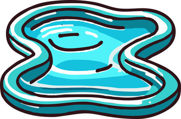 swimming pool png graphic clipart design