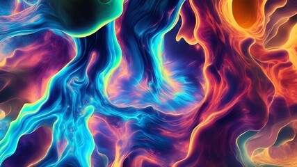 Colorful space background - created with genarative AI technology