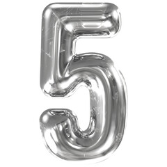 Number Glass 3D Render