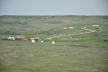 Fototapeta na wymiar Grassland National Park, Saskatchewan 