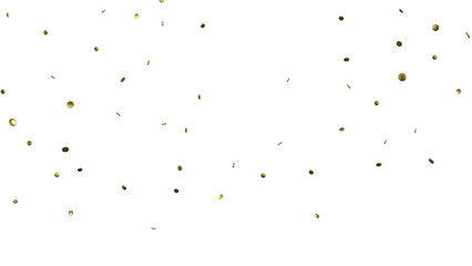 Glittering golden confetti png. Glittering golden