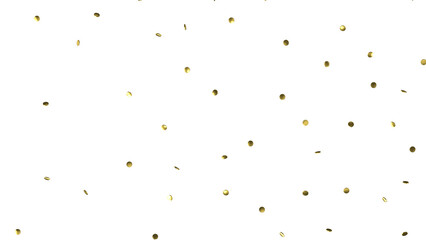 gold confetti