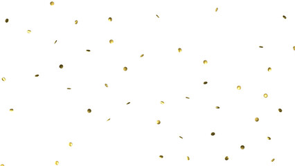gold confetti