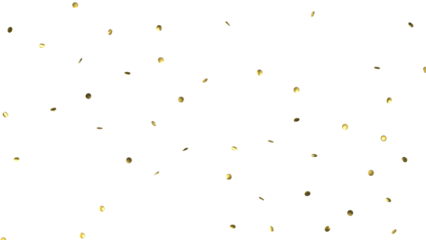 gold confetti