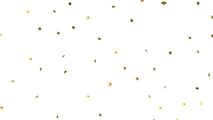 gold confetti