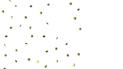 Gold Confetti Glitter Overlay