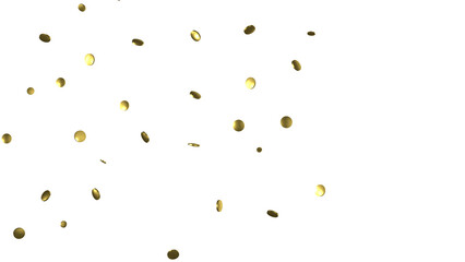 Gold Confetti Glitter Overlay