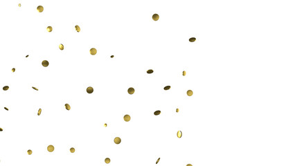 Gold Confetti Glitter Overlay