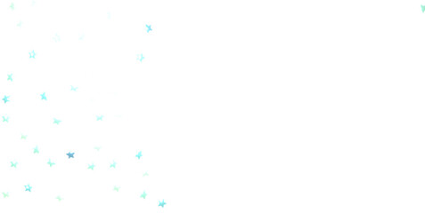 Silver stars border 3d - png transparent