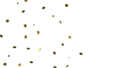 Gold Confetti Glitter Overlay