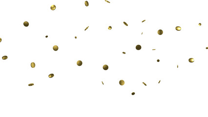gold confetti