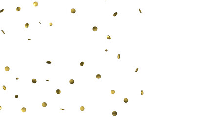 Gold Confetti Glitter Overlay