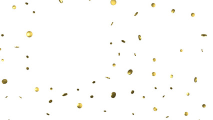 gold confetti