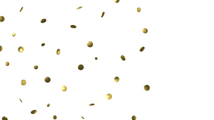 Gold Confetti Glitter Overlay