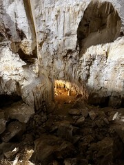 Grotte di Frasassi Karst Cave in Marche, Italy