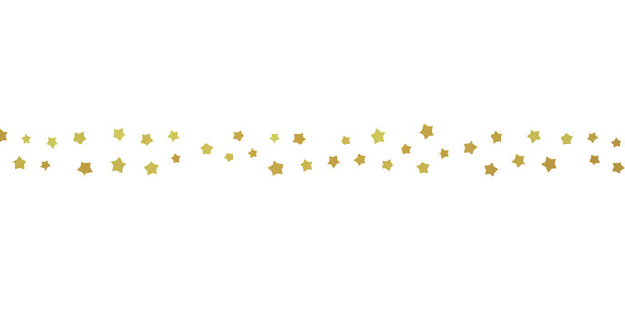 golden stars - (PNG transparent)