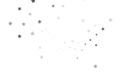 Group of silver stars isolated on white background. - png transparent