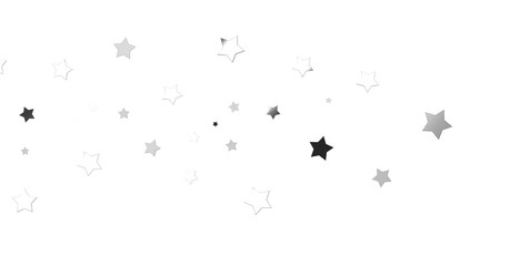 Silver star of confetti. - png transparent