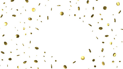 gold confetti