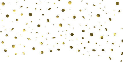 Glittering golden confetti png. Glittering golden