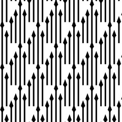 Doodle arrows seamless pattern Vector illustration Isolated