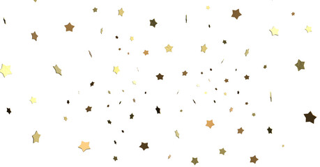 XMAS A gray whirlwind of golden snowflakes and stars. New