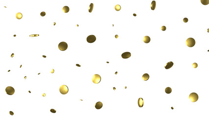 gold confetti