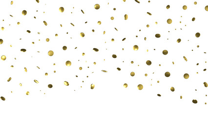 Glittering golden confetti png. Glittering golden