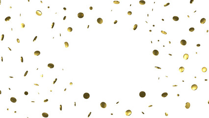 gold confetti