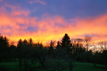 Fototapeta premium Sonnenuntergang, Abendrot