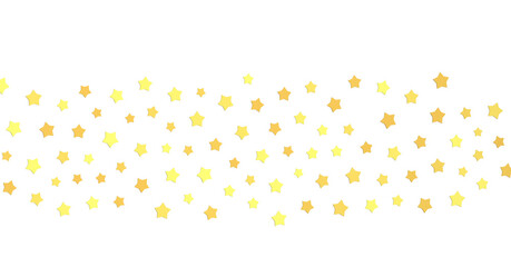 XMAS Stars - stars. Confetti celebration, Falling golden abstract decoration for party, birthday celebrate, (PNG transparent)