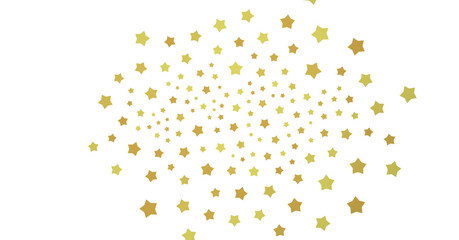 XMAS Stars - stars background, sparkle lights confetti falling. magic shining Flying christmas stars on night  (PNG transparent)