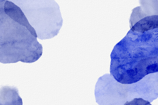 Abstract blue watercolour background